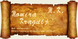 Momira Kragulj vizit kartica